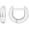 imagePAVOI 14K Gold Plated 925 Sterling Silver Post Ultra Thick Huggie Earring  Womens Mini Hoop Earrings  Gold Plated Small HoopsWhite Gold