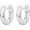 imagePAVOI 14K Gold Plated 925 Sterling Silver Post Ultra Thick Huggie Earring  Womens Mini Hoop Earrings  Gold Plated Small HoopsWhite Gold