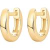 imagePAVOI 14K Gold Plated 925 Sterling Silver Post Ultra Thick Huggie Earring  Womens Mini Hoop Earrings  Gold Plated Small HoopsYellow Gold
