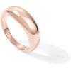 imagePAVOI 14K Gold Plated Chunky Dome Ring Puffy Dome Stackable Rings  Chunky Signet Ring for WomenRose Gold