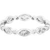 imagePAVOI 14K Gold Plated Cubic Zirconia Stackable Ring  Marquise Eternity Band For Women  Plated Gold Stacking RingWhite Gold