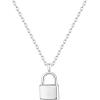 imagePAVOI 14K Gold Plated Dainty Cubic Zirconia Pendant Necklace for Women  Dot Elephant Butterfly Pineapple Lock Knot Palm Tree Bow Smiley Pendant  Layering Chain NecklacesWhite Gold