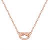 imagePAVOI 14K Gold Plated Dainty Cubic Zirconia Pendant Necklace for Women  Dot Elephant Butterfly Pineapple Lock Knot Palm Tree Bow Smiley Pendant  Layering Chain NecklacesRose Gold