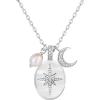 imagePAVOI 14K Gold Plated Engraved Coin Pendant Necklaces for Women  Byzantine Coin Pendants  Bohemian NecklaceWhite Gold
