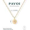 imagePAVOI 14K Gold Plated Engraved Coin Pendant Necklaces for Women  Byzantine Coin Pendants  Bohemian NecklaceYellow Gold