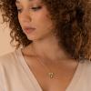 imagePAVOI 14K Gold Plated Engraved Coin Pendant Necklaces for Women  Byzantine Coin Pendants  Bohemian NecklaceYellow Gold