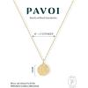 imagePAVOI 14K Gold Plated Engraved Coin Pendant Necklaces for Women  Byzantine Coin Pendants  Bohemian NecklaceYellow Gold