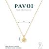 imagePAVOI 14K Gold Plated Engraved Coin Pendant Necklaces for Women  Byzantine Coin Pendants  Bohemian NecklaceYellow Gold