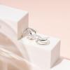 imagePAVOI 14K Gold Plated Sterling Silver Post Split Huggie Earrings  RoseWhiteYellow Gold Earrings for WomenDouble
