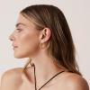 imagePAVOI 14K Gold Plated Twisted Rope Round Hoop Earrings in Rose White and Yellow GoldYellow Gold