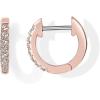 imagePAVOI 14K Gold Plated Cubic Zirconia Cuff Earrings Huggie StudRose Gold