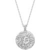 imagePAVOI 14K Gold Plated Engraved Coin Pendant Necklaces for Women  Byzantine Coin Pendants  Bohemian NecklaceWhite Gold