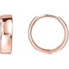 imagePAVOI 14K Gold Plated Sterling Silver Post Huggie Earrings  Small Hoop Earrings for Women18K Gold Vermeil