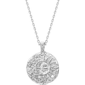 imagePAVOI 14K Gold Plated Engraved Coin Pendant Necklaces for Women  Byzantine Coin Pendants  Bohemian NecklaceWhite Gold
