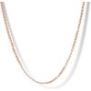 imagePAVOI 14K Gold Plated Adjustable Link Chain Necklace for Women  Box Rope Sphere Bead Serpentine Anchor Mariner Gold Chain NecklacesRose Gold