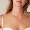 imagePAVOI 14K Gold Plated Adjustable Link Chain Necklace for Women  Box Rope Sphere Bead Serpentine Anchor Mariner Gold Chain NecklacesRose Gold
