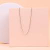 imagePAVOI 14K Gold Plated Adjustable Link Chain Necklace for Women  Box Rope Sphere Bead Serpentine Anchor Mariner Gold Chain NecklacesWhite Gold