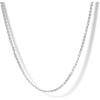 imagePAVOI 14K Gold Plated Adjustable Link Chain Necklace for Women  Box Rope Sphere Bead Serpentine Anchor Mariner Gold Chain NecklacesWhite Gold