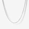 imagePAVOI 14K Gold Plated Adjustable Link Chain Necklace for Women  Box Rope Sphere Bead Serpentine Anchor Mariner Gold Chain NecklacesWhite Gold