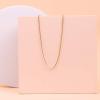 imagePAVOI 14K Gold Plated Adjustable Link Chain Necklace for Women  Box Rope Sphere Bead Serpentine Anchor Mariner Gold Chain NecklacesYellow Gold