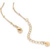 imagePAVOI 14K Gold Plated Adjustable Link Chain Necklace for Women  Box Rope Sphere Bead Serpentine Anchor Mariner Gold Chain NecklacesYellow Gold