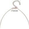 imagePAVOI 14K Gold Plated Circle CZ Solitaire Necklace  Elegant Bezel Pendant  Dainty Cubic Zirconia Halo Choker Necklaces for WomenRose Gold