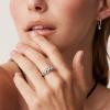 imagePAVOI 14K Gold Plated Croissant Dome Rings for Women  Trendy Twisted Braided Band  Chunky Signet Stackable Ring Stetement JewelryWhite Gold