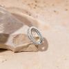 imagePAVOI 14K Gold Plated Cubic Zirconia Baguette Cut Eternity Bands for WomenWhite Gold
