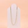 imagePAVOI 14K Gold Plated Curb Paperclip Box Sphere Bead Snake Herringbone and Figaro Chain Adjustable Necklace18K Yellow Vermeil