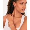 imagePAVOI 14K Gold Plated Curb Paperclip Box Sphere Bead Snake Herringbone and Figaro Chain Adjustable Necklace18K Yellow Vermeil
