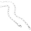 imagePAVOI 14K Gold Plated Curb Paperclip Box Sphere Bead Snake Herringbone and Figaro Chain Adjustable NecklaceWhite Gold