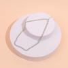 imagePAVOI 14K Gold Plated Curb Paperclip Box Sphere Bead Snake Herringbone and Figaro Chain Adjustable NecklaceWhite Gold