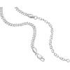 imagePAVOI 14K Gold Plated Curb Paperclip Box Sphere Bead Snake Herringbone and Figaro Chain Adjustable NecklaceWhite Gold