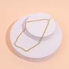 imagePAVOI 14K Gold Plated Curb Paperclip Box Sphere Bead Snake Herringbone and Figaro Chain Adjustable NecklaceYellow Gold