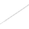 imagePAVOI 14K Gold Plated PaperclipCurbFigaro Chain Adjustable Bracelet for WomenWhite Gold