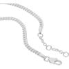 imagePAVOI 14K Gold Plated PaperclipCurbFigaro Chain Adjustable Bracelet for WomenWhite Gold