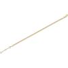 imagePAVOI 14K Gold Plated PaperclipCurbFigaro Chain Adjustable Bracelet for WomenYellow Gold