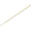 imagePAVOI 14K Gold Plated PaperclipCurbFigaro Chain Adjustable Bracelet for WomenYellow Gold