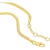 imagePAVOI 14K Gold Plated PaperclipCurbFigaro Chain Adjustable Bracelet for WomenYellow Gold