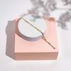 imagePAVOI 14K Gold Plated PaperclipCurbFigaro Chain Adjustable Bracelet for WomenYellow Gold