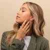 imagePAVOI 14K Gold Plated Rings Cubic Zirconia Band  Marquise Milgrain Eternity Bands  Gold Rings for WomenRose Gold