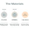 imagePAVOI 14K Gold Plated Rings Cubic Zirconia Band  Marquise Milgrain Eternity Bands  Gold Rings for WomenYellow Gold