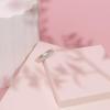 imagePAVOI 14K Gold Plated Rings with Cubic Zirconia Love and Stackable 3mm Princess Cut Rings for WomenWhite Gold