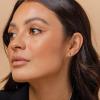 imagePAVOI 14K Gold Plated Sterling Silver Bar Dot Heart Triangle Star Cat  Dainty Earrings for WomenRose Gold