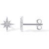 imagePAVOI 14K Gold Plated Sterling Silver Celestial Lightning Bolt Moon and Star Earrings  Dainty Earrings for WomenWhite Gold