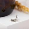 imagePAVOI 14K Gold Plated Sterling Silver Post Cubic Zirconia Huggie Earrings  Small Round Huggie Stud Fashion Hoop Earrings for Women in Gold PlatingWhite Gold