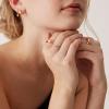 imagePAVOI 14K Gold Plated X Ring Simulated Diamond CZ Criss Cross Ring for WomenYellow Gold