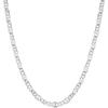 imagePAVOI 14K Gold Plated Adjustable Link Chain Necklace for Women  Box Rope Sphere Bead Serpentine Anchor Mariner Gold Chain NecklacesWhite Gold