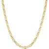 imagePAVOI 14K Gold Plated Adjustable Link Chain Necklace for Women  Box Rope Sphere Bead Serpentine Anchor Mariner Gold Chain NecklacesYellow Gold