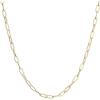 imagePAVOI 14K Gold Plated Curb Paperclip Box Sphere Bead Snake Herringbone and Figaro Chain Adjustable Necklace18K Yellow Vermeil